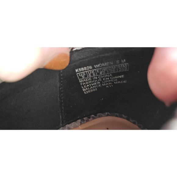 Rockport Adidas Snakeskin‎ White and Gray Leather Kitten Heel Pumps Womens Sz 9M - Picture 6 of 6